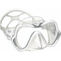 Mares One Vision Clear Silicone Clear/Silver/White