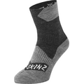 Sealskinz Bircham Waterproof All Weather Ankle Length Sock Black / Dark Grey Marl / White