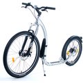 Kickbike Cross MAX 20D and water bottle & cage Brushed aluminum