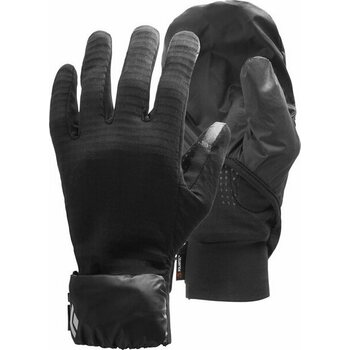 Black Diamond Wind Hood GridTech Gloves, Black, XS