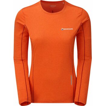 Montane Blade Long Sleeve T-Shirt Womens, Paprika, L (UK14)