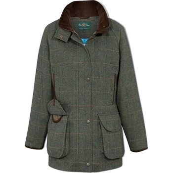 Alan Paine Compbrook Ladies Tweed Coat, Spruce, UK 10