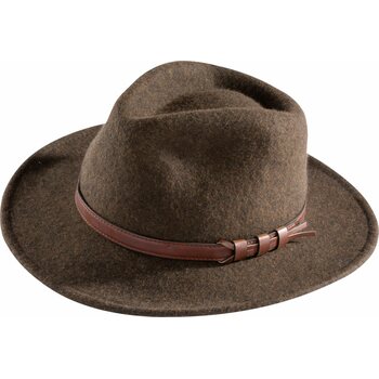 Alan Paine Richmond Felt Hat Mens, Brown, S