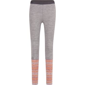 Varg Blanktjärn Wool Pant Womens, Winter Grey with Orange & Rose, XL