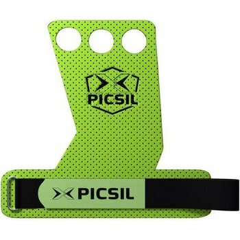 Picsil Azor Grips For Three Fingers, Green, S (9 cm from the wrist to the fingers)