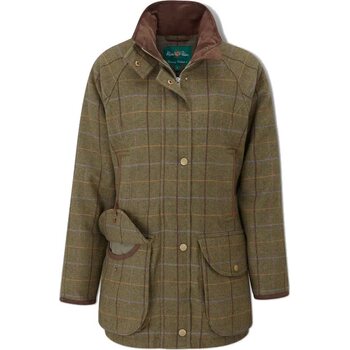 Alan Paine Compbrook Ladies Tweed Coat, Hazel, UK 10