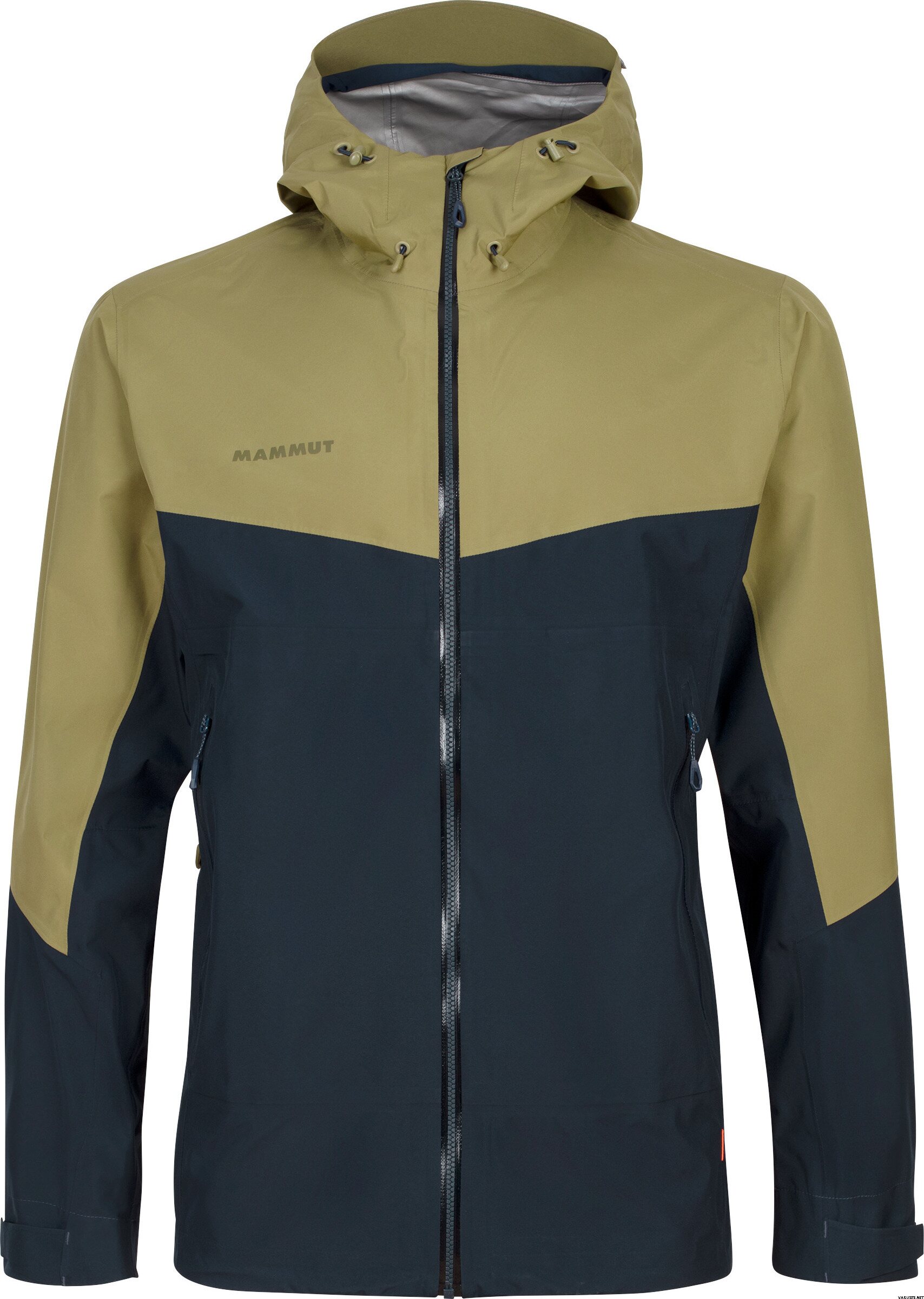 schott nylon badge bomber jacket slim fit in green