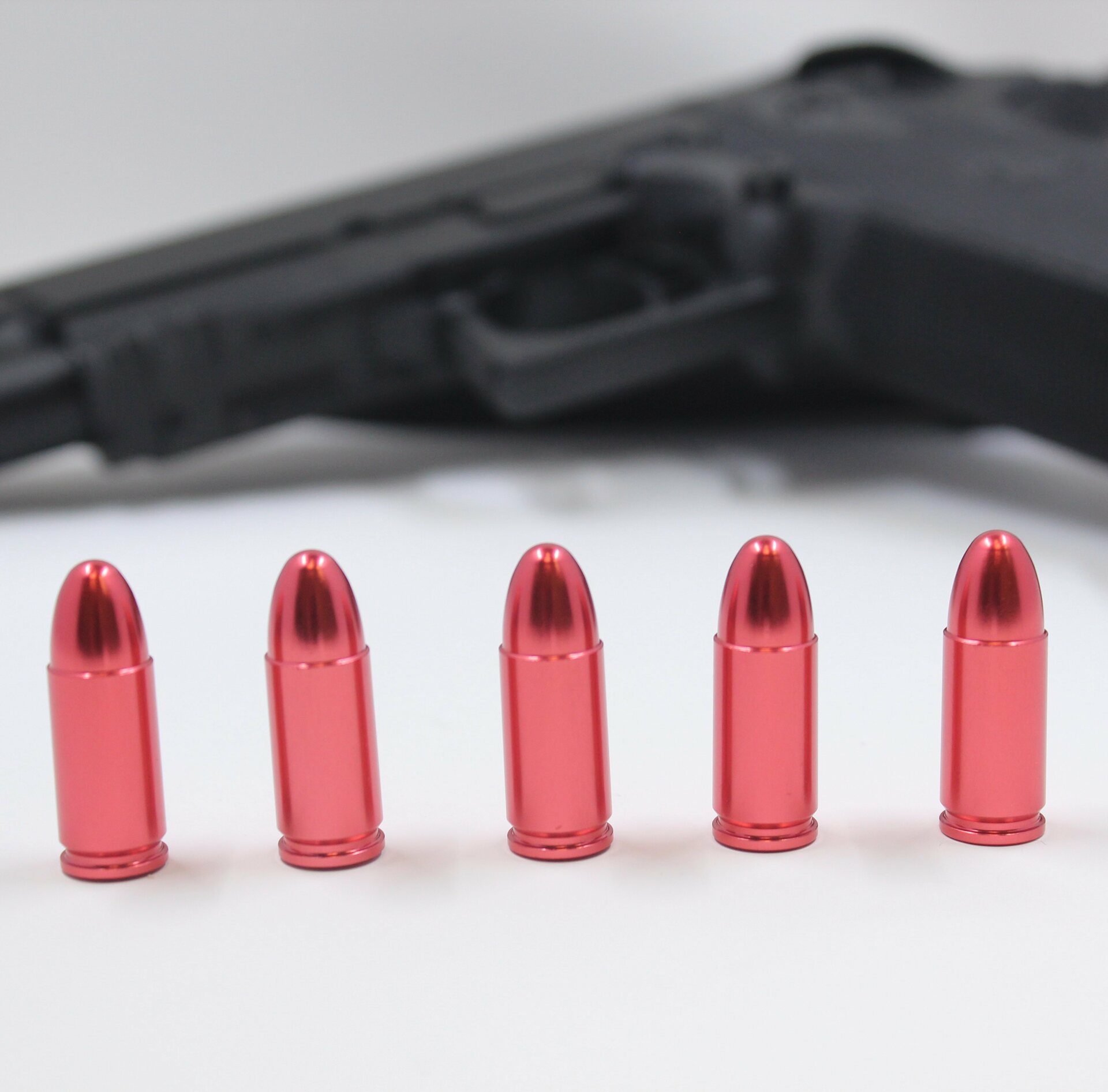 Pink Rhino Dummy Rounds Snap Caps 9mm Snap caps and dummy rounds