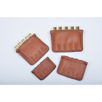 Leather Cartridge Pocket 5 Crt, big calibres
