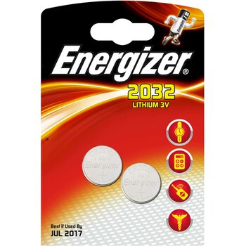 Energizer CR2032, 2 pcs