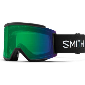 Smith Squad XL, Black w/ Chromapop Everyday Green Mirror + Chromapop Storm Rose Flash