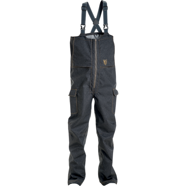 vision denim bib & brace trousers