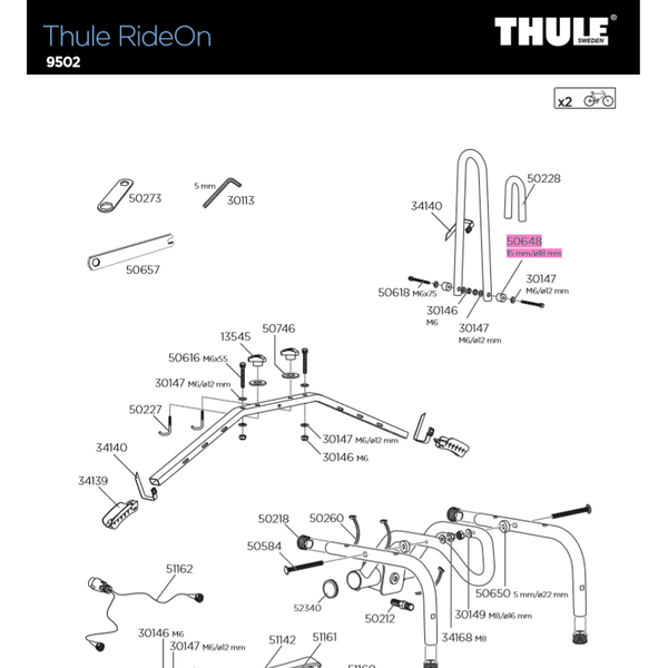 Thule Muoviprikka TT (TH 50648)