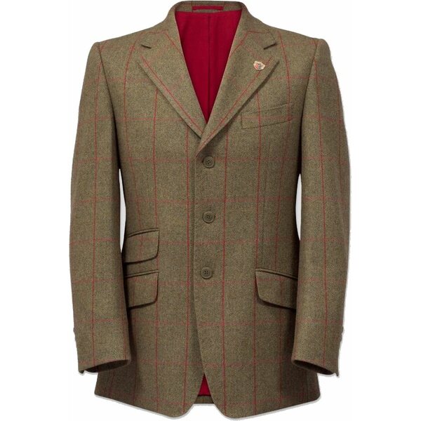 Alan Paine Combrook Mens Tweed Blazer - Classic Fit