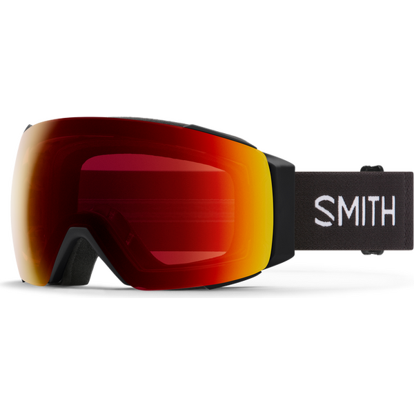 Smith I/O Mag, Black w/ Chromapop Sun Red Mirror + Chromapop Storm Yellow Flash