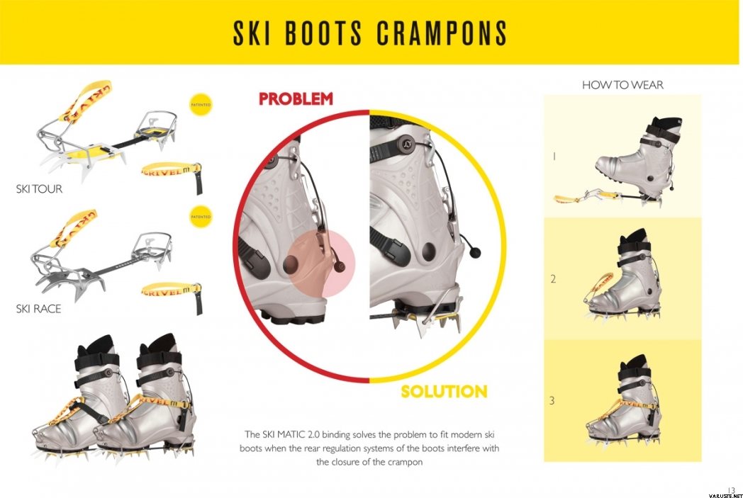 Grivel Ski Tour + Crampon Safe (size 1) Mountaineering crampons Heavylightstore