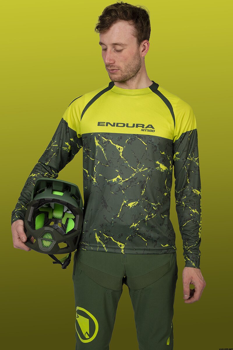 Endura MT500 Marble L/S Jersey, Limited Edition | Cycling shirts ...