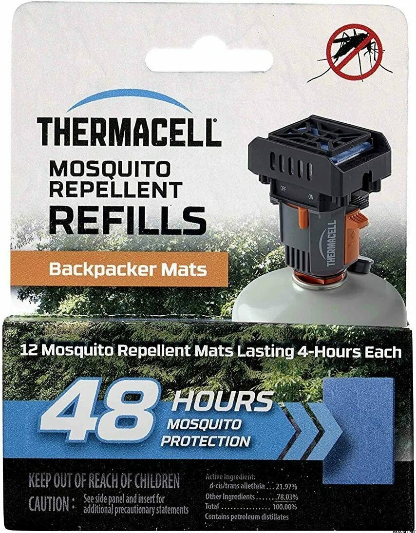 Thermacell M 48 Refill Pack For Backpacker Mosquito Repellent Mosquito Repellent Device Accessories Heavylightstore