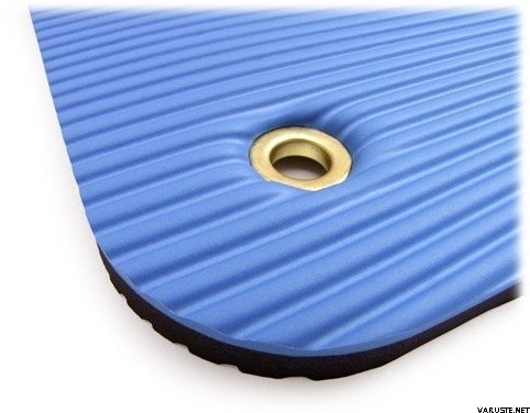 66fit Professional Exercise Mat 17mm X 60cm X 180cm Blue Black